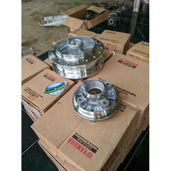 tromol belakang RX king set nap gear original bubut gilap kartel cnc
