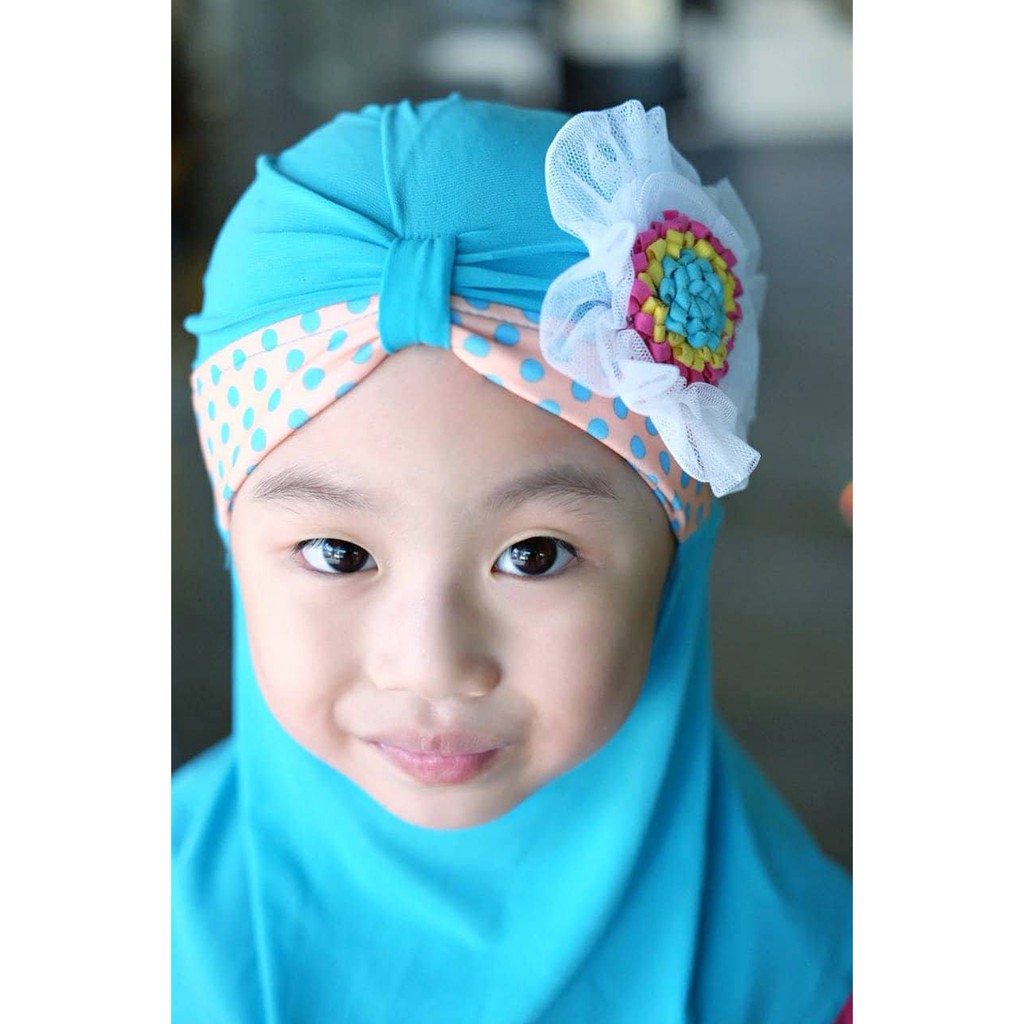 Hijab Instant Anak Cewek Pretty Floral