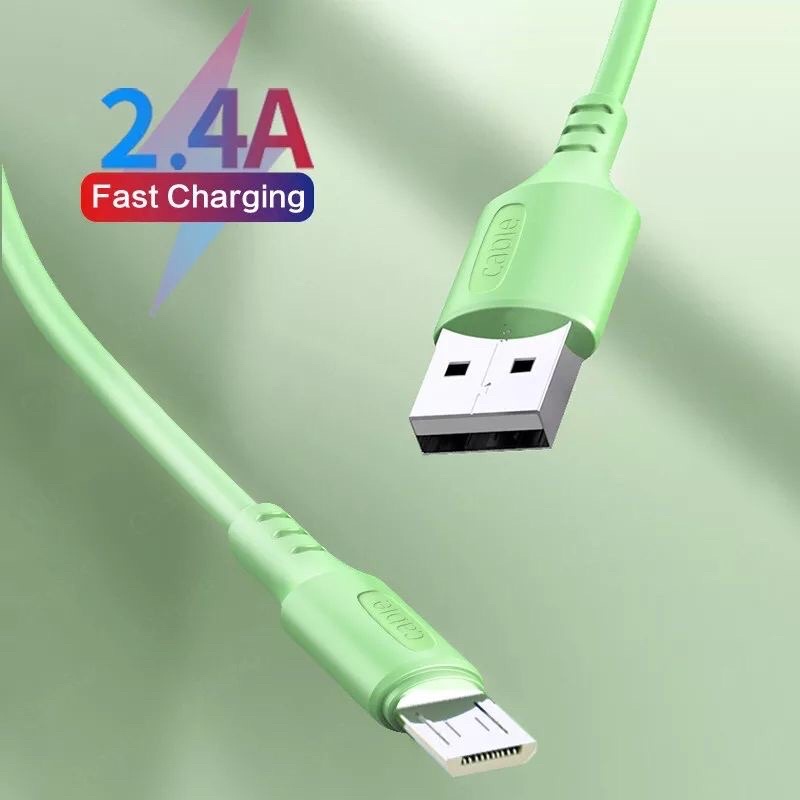 Kabel Data / Kabel Charger Macaron For Smartphone Micro USB Type-C Lightning