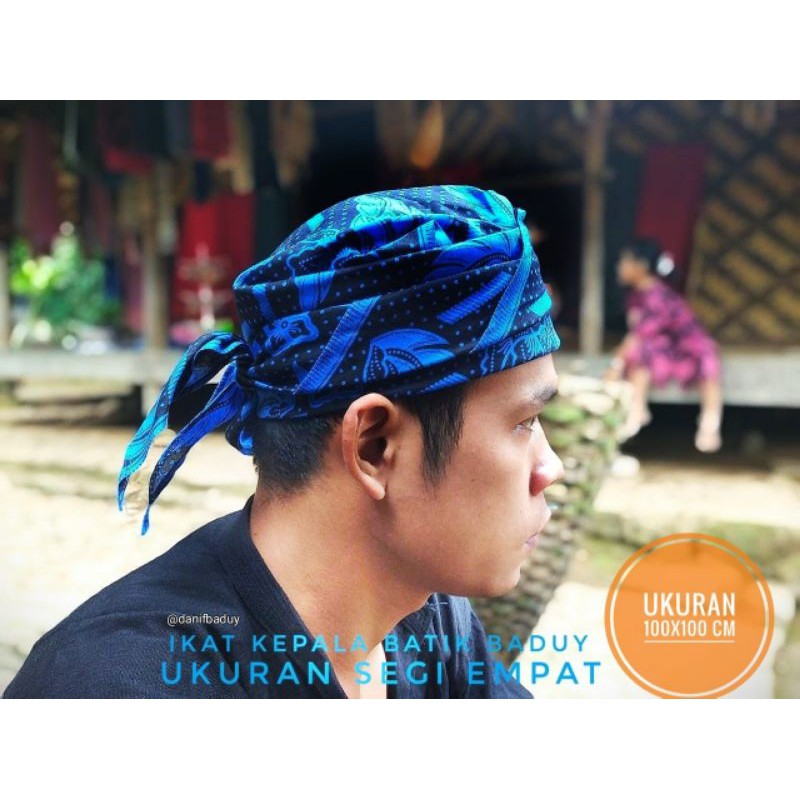 Iket kepala batik Baduy selayer ikat sunda etnik selayer