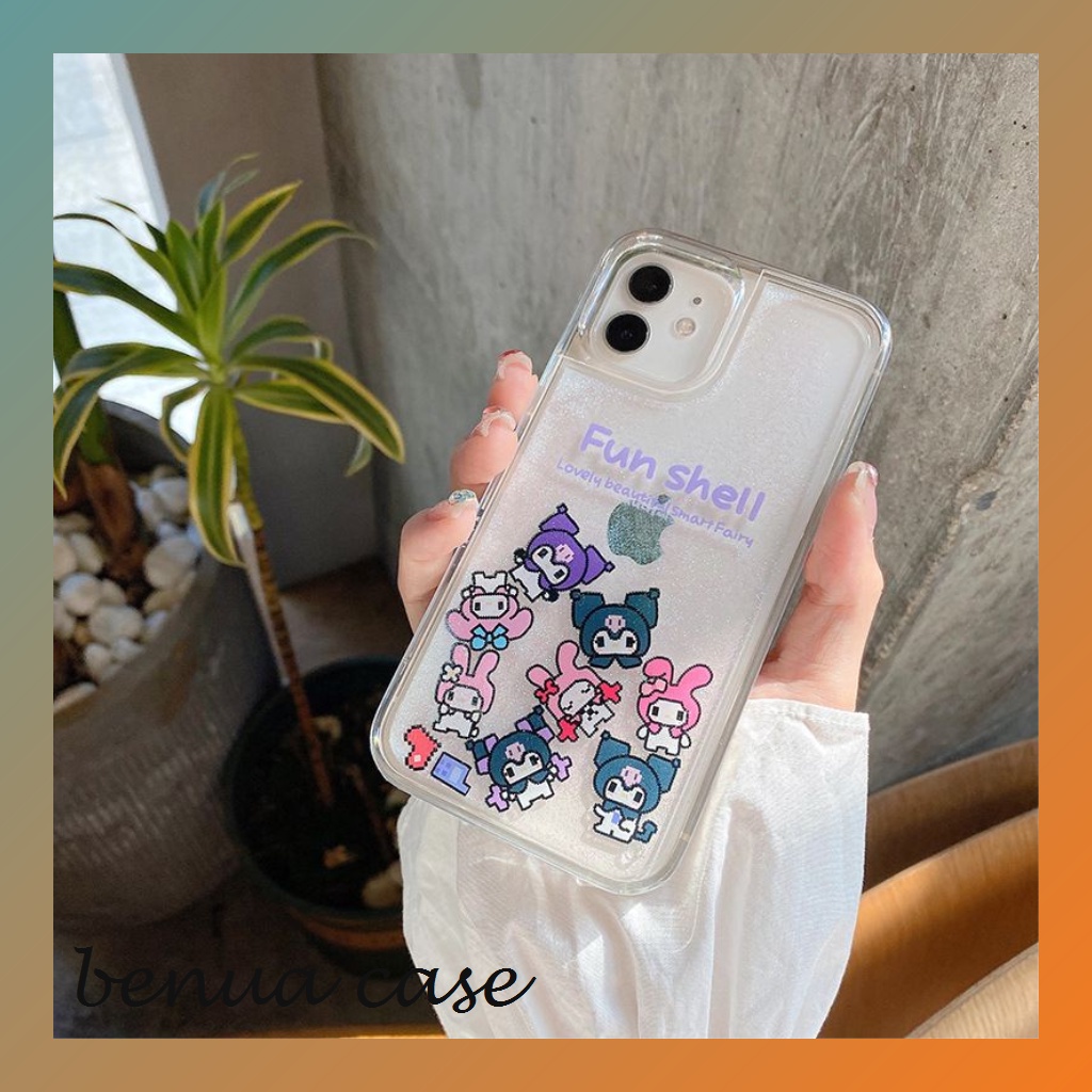 Hello Kitty Case HP air manik glitter for Iphone 13 Pro Max FH25