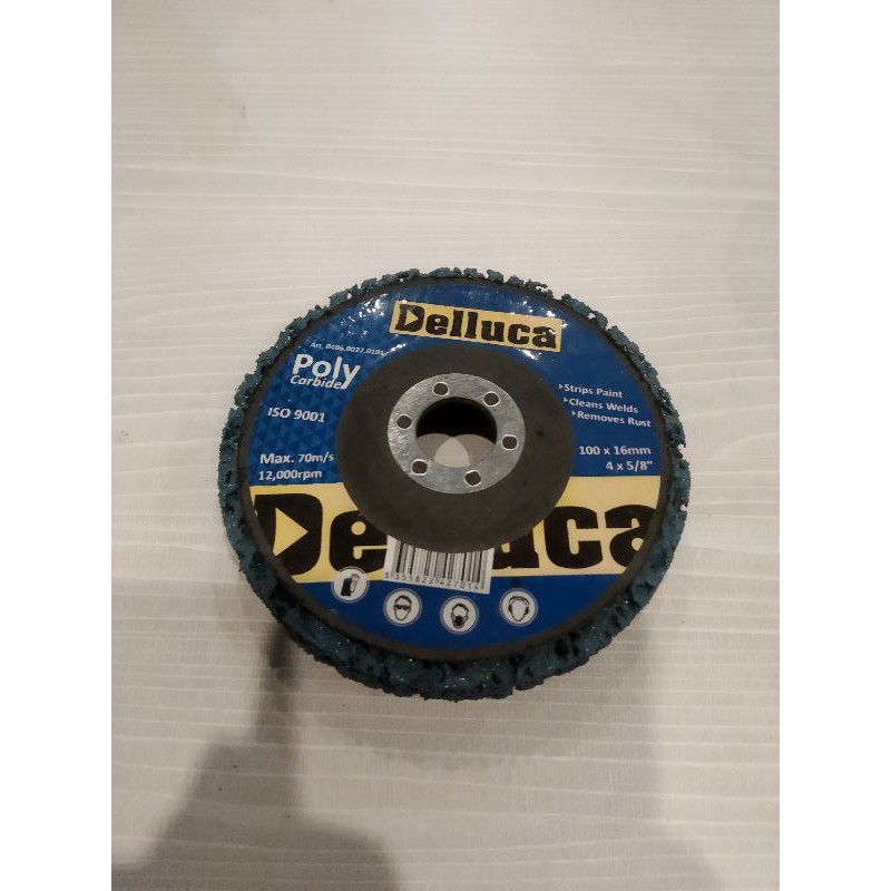 

Polycarbide Delluca Abrasive Grinding Wheel 4" Untuk Penghapus Cat