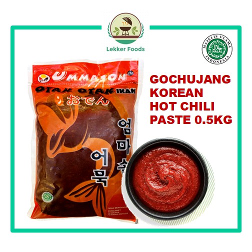 

Gochujang 500gr HALAL Bumbu Cabai Sambal Korea Hot Chili Paste Saus Pasta Korea