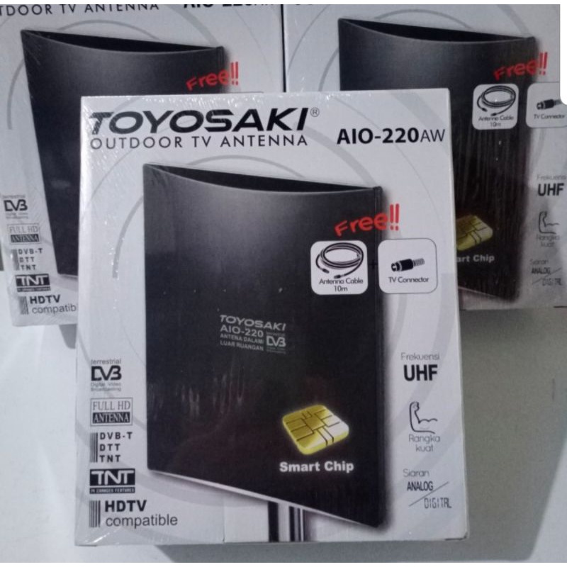 Antena digital toyosaki aio 220 hdtv dvd antena