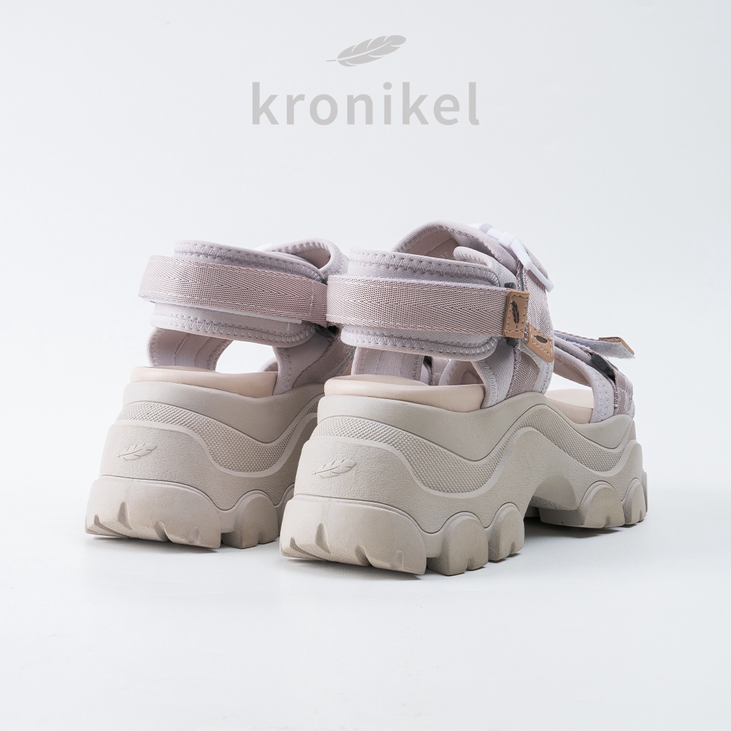 [PREMIUM LOKAL BRAND] KRONIKEL PROJECT // OSAKA 2-in-1 Sandals - Hojicha