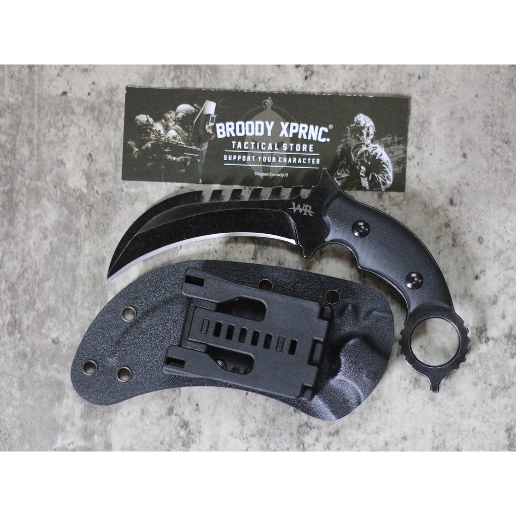 BROODY - Pisau Tactical Kydex Karambit WR005