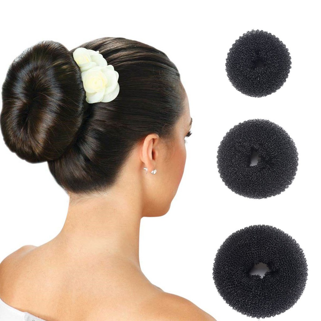 Hair Bun Donut Bun Rambut Sanggul Cepol Donat Hairbun Donut Hairdo Hairstyling