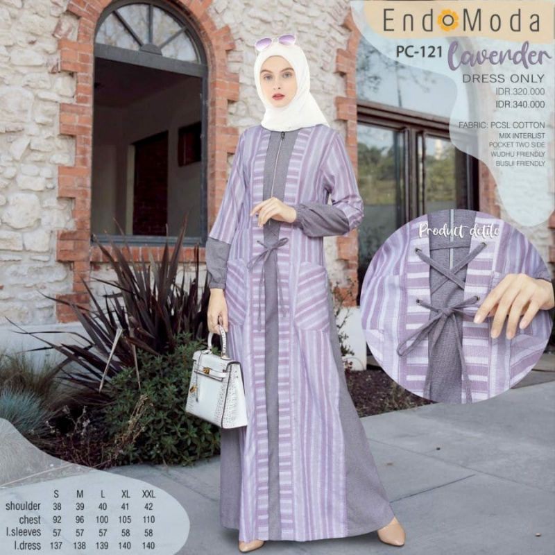 GAMIS ENDOMODA PC 121 THREE TONE || SYARI &amp; CASUAL