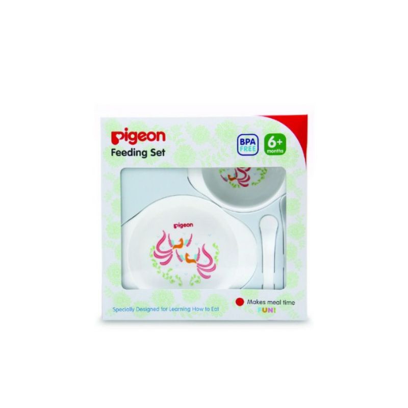 PIGEON feeding set mini/Tempat makan Set/Peralatan makan