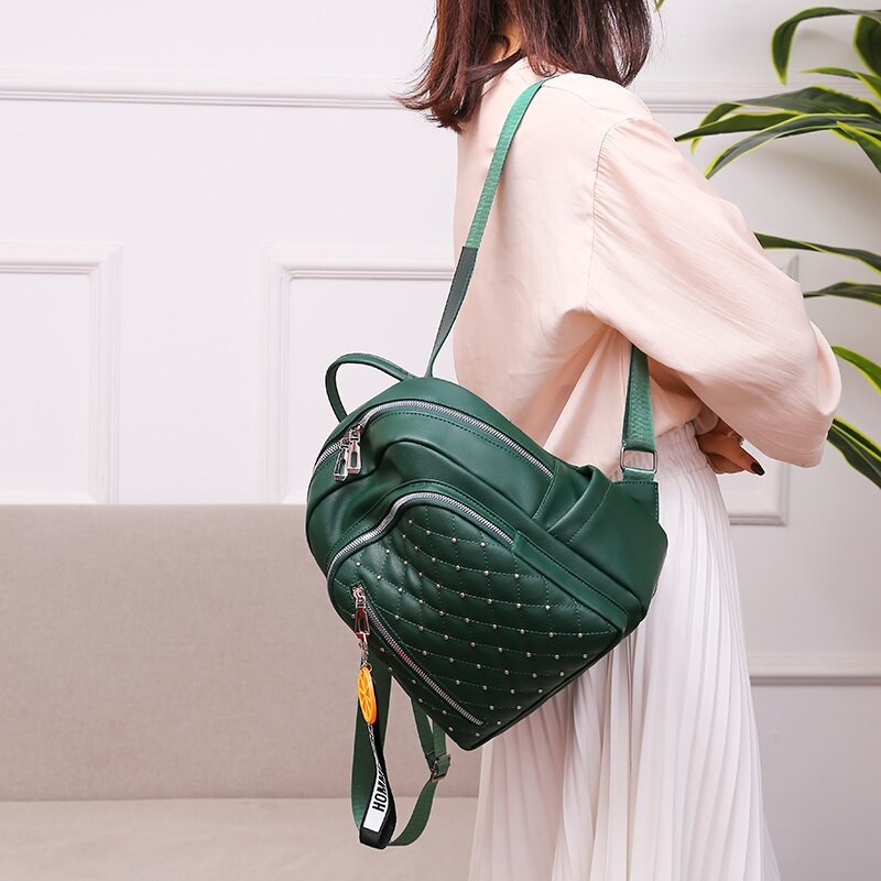 TAS RANSEL GREEN WANITA BATAM 6474