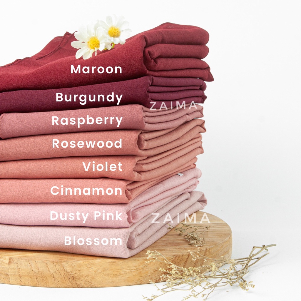 Pashmina Jumbo 220 x 120 cm Diamond Crepe Lebar Syari'i Tebal-4