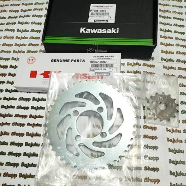 Gear set Kawasaki ZX130 Original