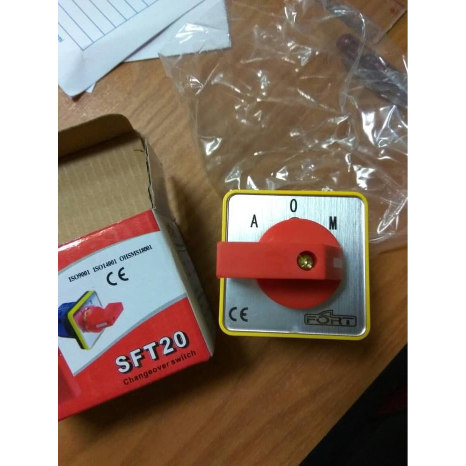 Rotary Switch Fort Change Over Switch A-O-M SA16-3-2 2 Pole