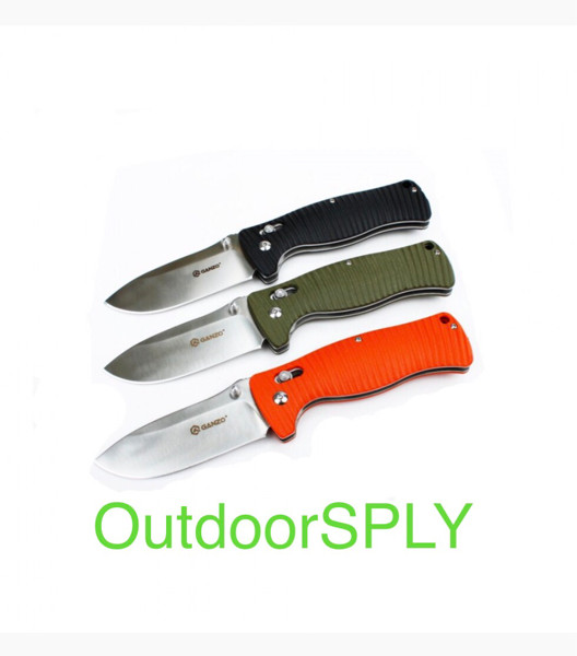 Ganzo G 720 Pisau Lipet Pocket Knife Stainless Steel Camping