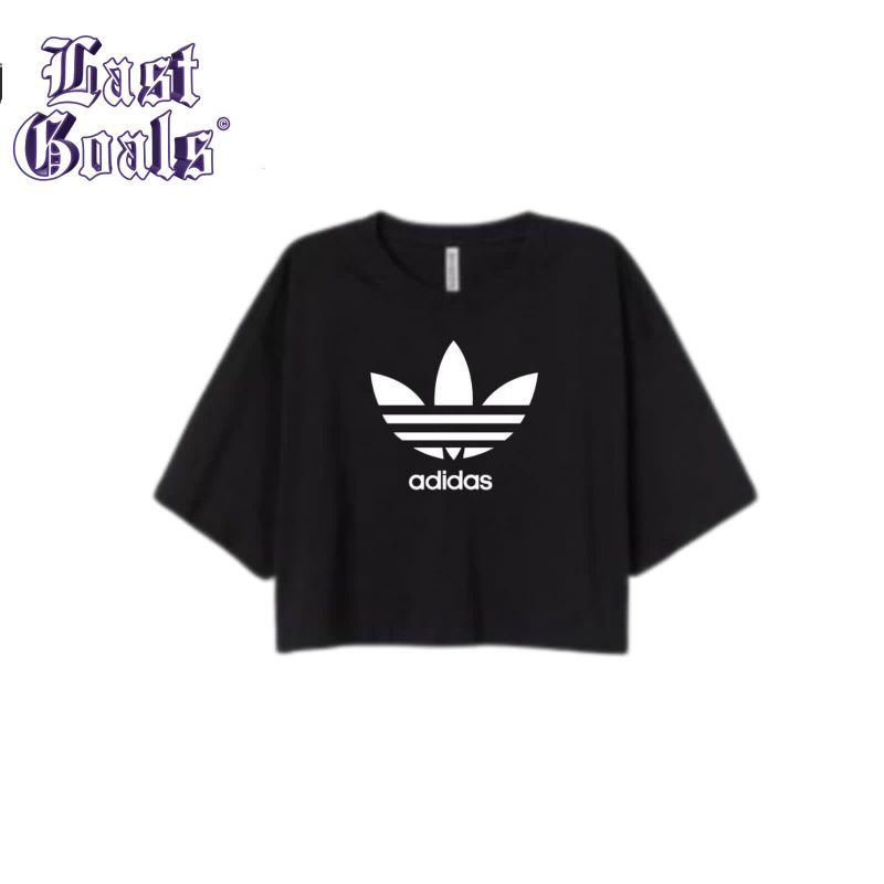 crop top ADIDAS / crop tee distro / crop top korea / Kaos crop top / kaos wanita oversize / kaos vin
