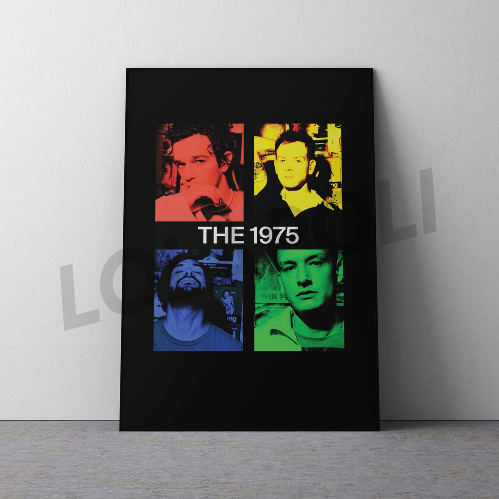 Hiasan Dinding Poster Kayu - Band The 1975