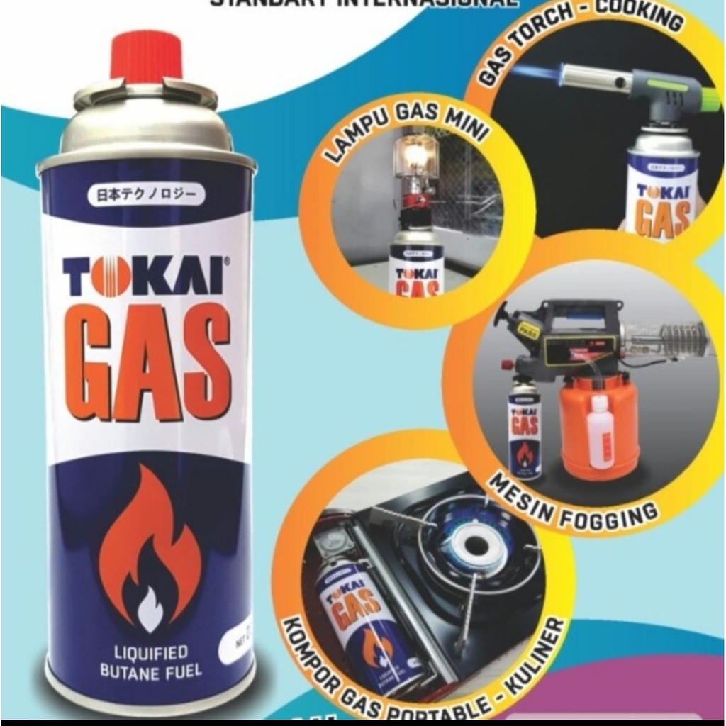 Tabung Gas Kaleng Portable TOKAI ori Jepang