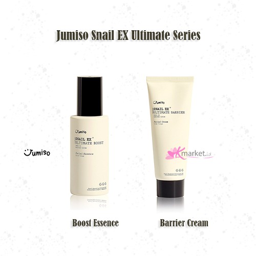 JUMISO Snail EX Ultimate Barrier Facial Cream 100ml | Boost Facial Essence 120ml