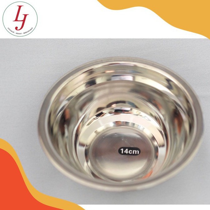 Baskom / Waskom Stainless Steel 18cm Vavinci