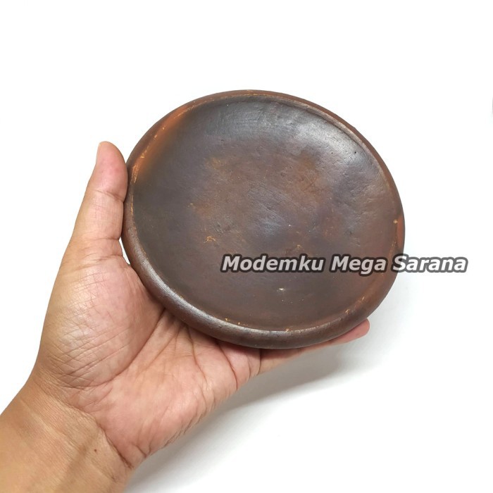 Tempat Sambal Gerabah Cawan D 15 cm - Piring Cobek Cowek Tanah Liat