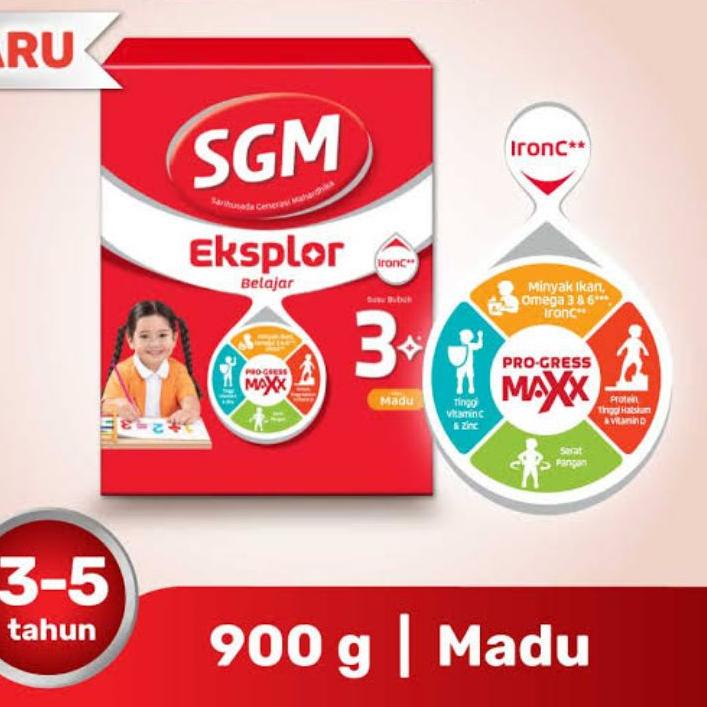 

『Hyper Mall RC6』 SGM Eksplor 1+ 3+ 900gr progress maxx vanila madu .!