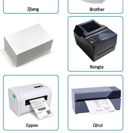 ➫ Label Thermal 100x150 Kertas Sticker Receipt Printer Bare Xpinter ⅎ