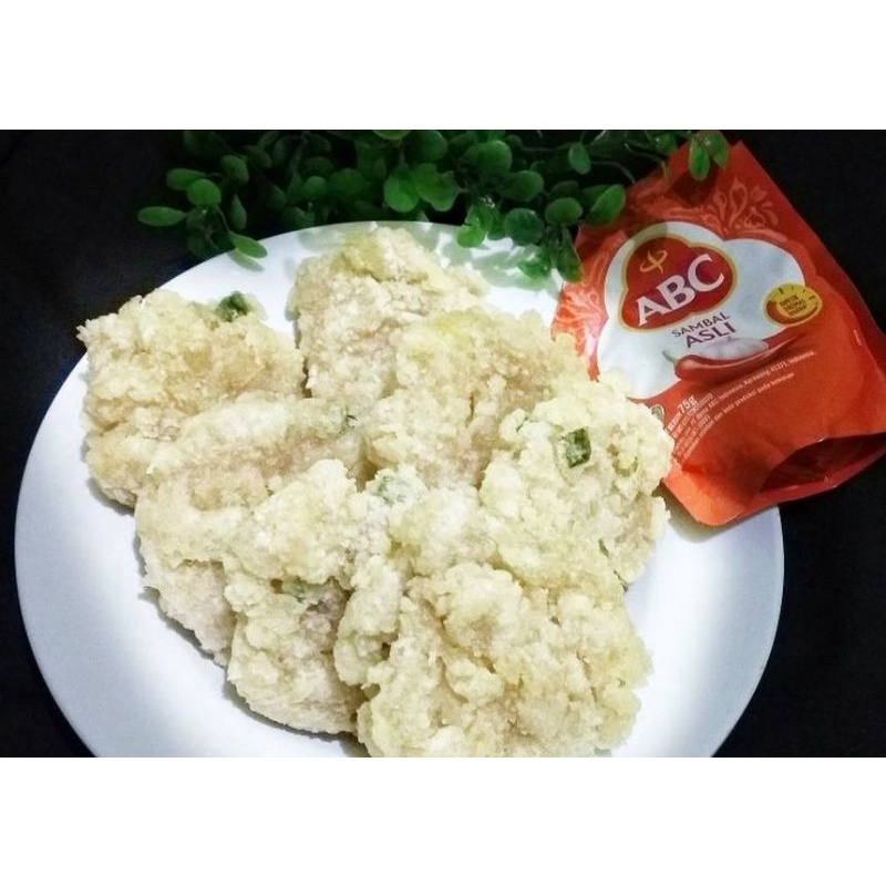 

cireng salju + saos sambel frozen