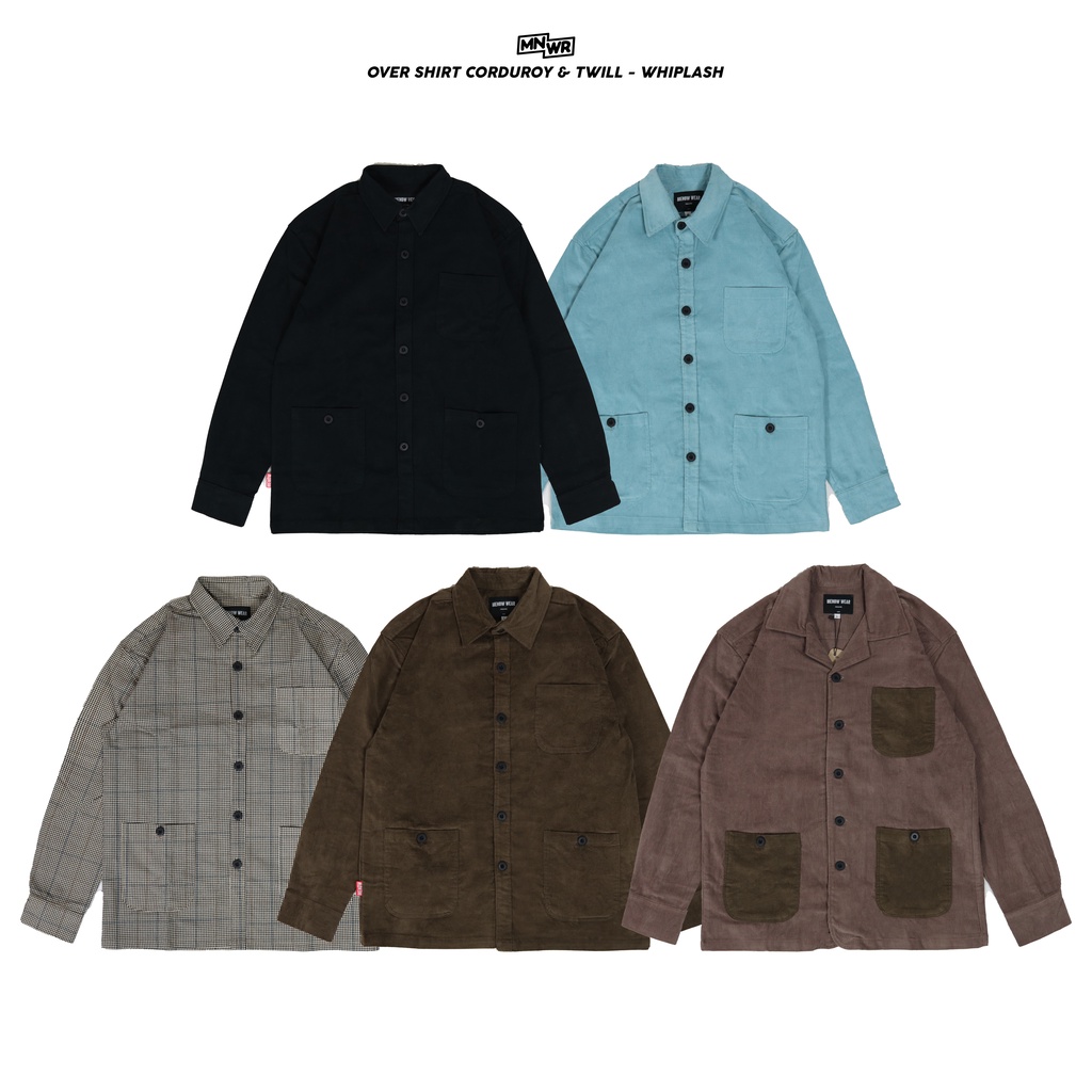 MNWR OVERSHIRT JACKET CORDUROY & TWILL WHIPLASH