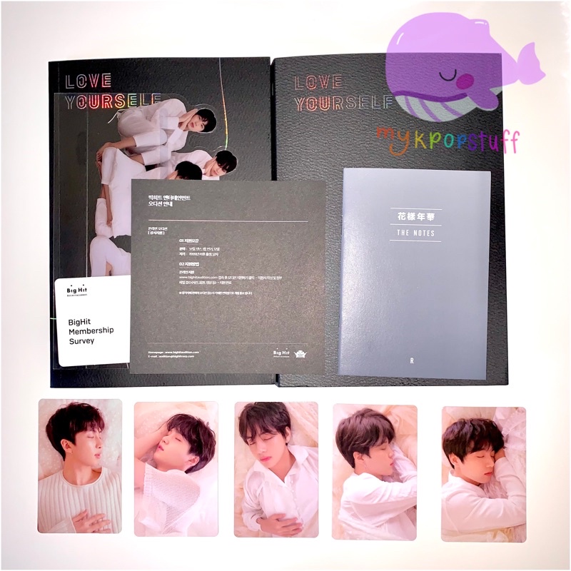 BTS TEAR U ALBUM UNSEALED FULLSET RM/SUGA/JIMIN/TAEHYUNG/JUNGKOOK [READY STOCK]