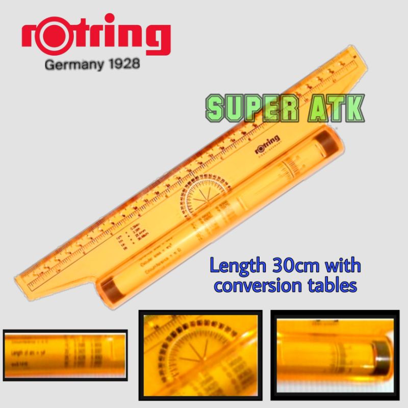 

PENGGARIS ROTRING ORIGINAL GERMANY 30CM
