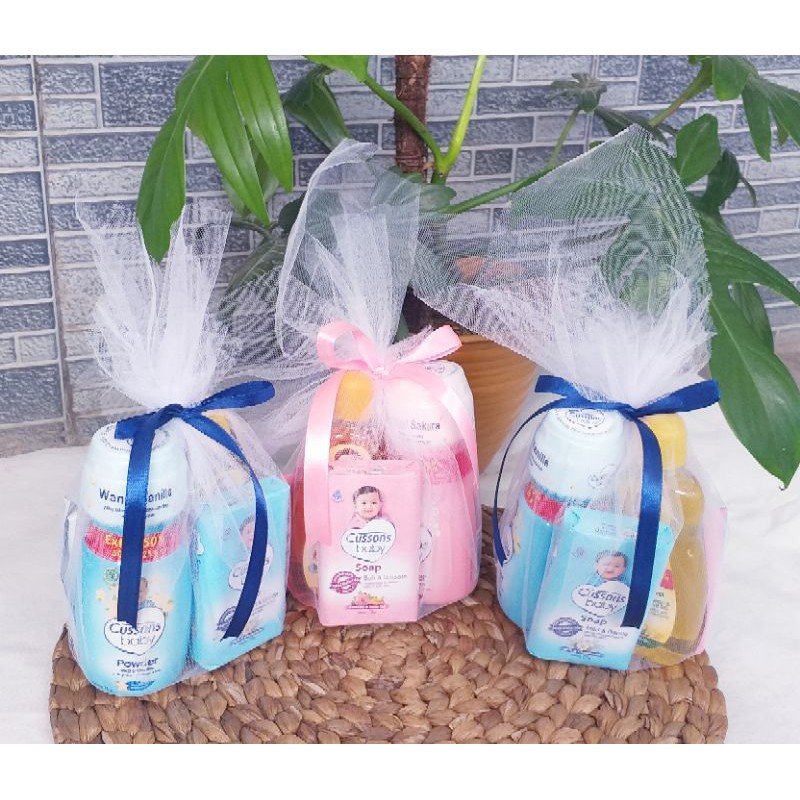 Parcel Bayi Murah || Mini parcel Cussions Baby || Perlengkapan Mandi Bayi || Hampers Kelahiran Bayi