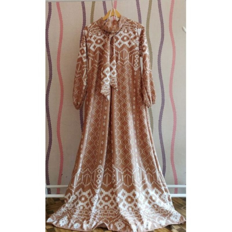 gamis maxmara etnik jumbo ld 110 ld 130 ld 140