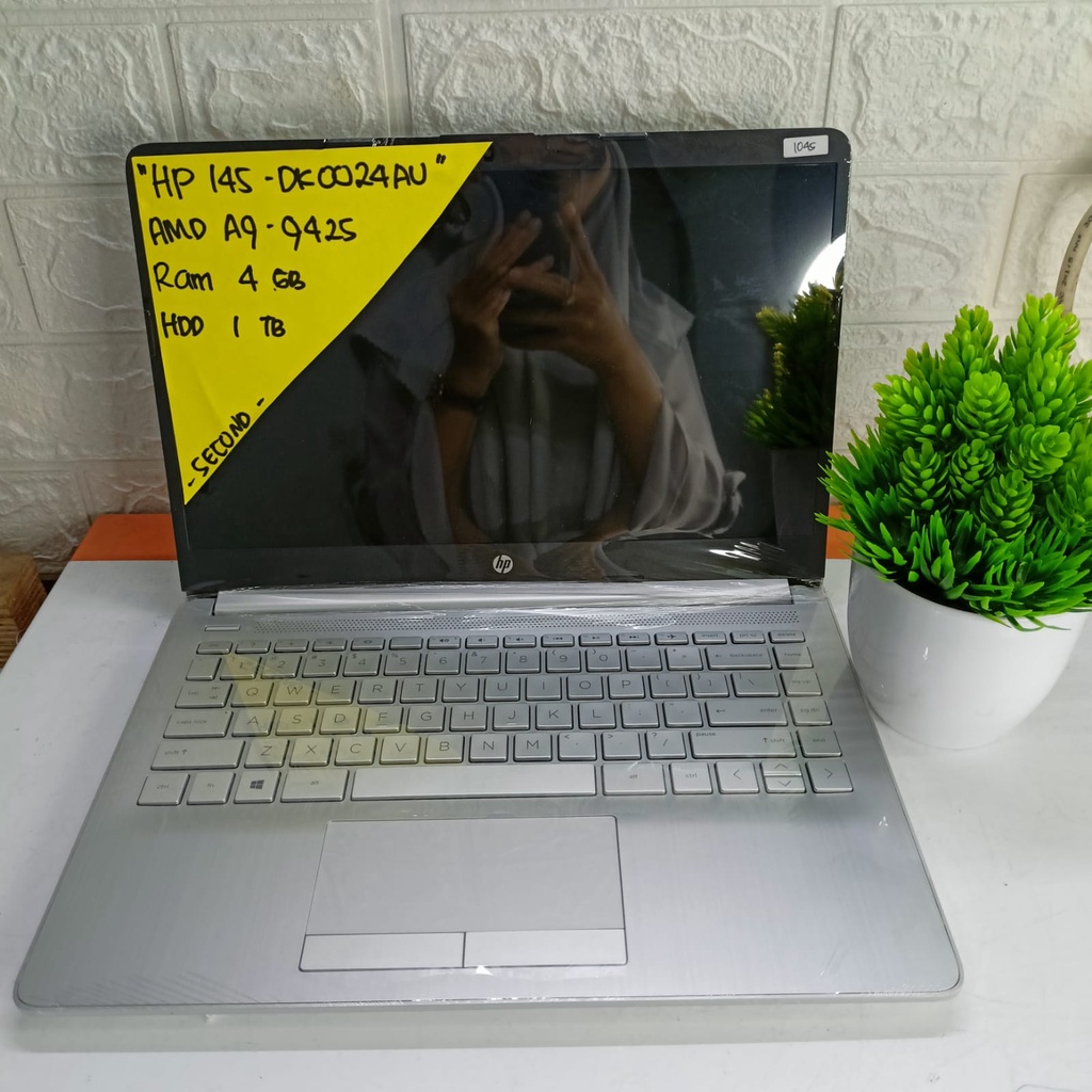 HP 14S-DK0024AU AMD A9-9425 RAM 4GB HDD 1TB 14 INCH