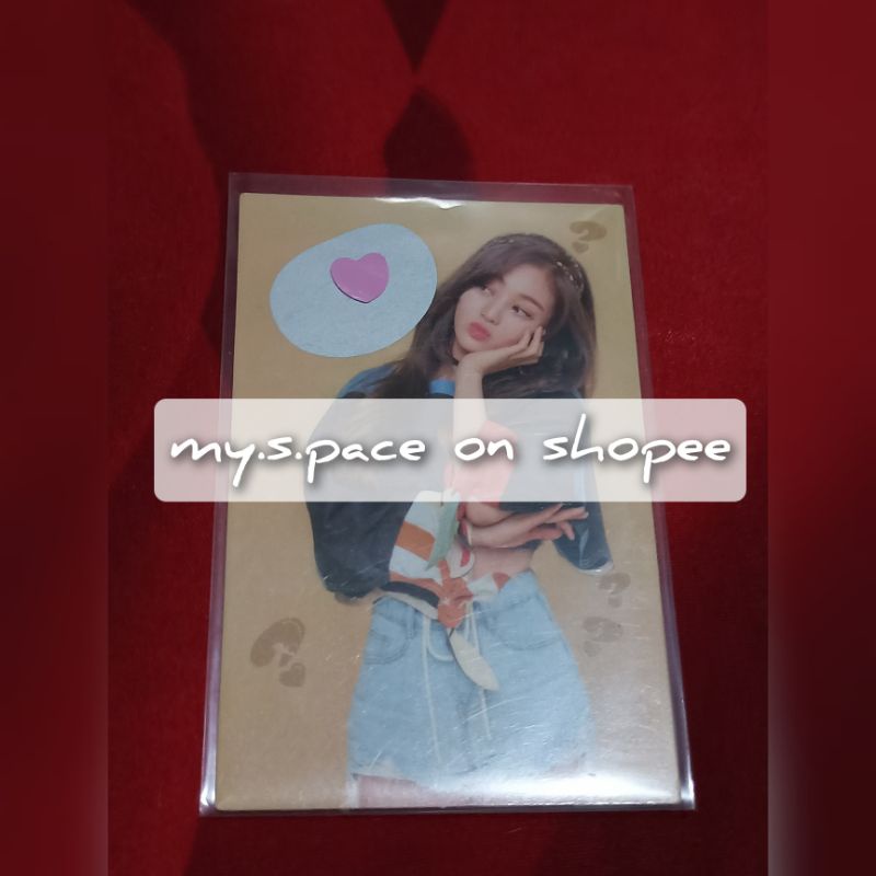 wts official scratch card kpop jihyo twice what is love want to sell wil pc photocard