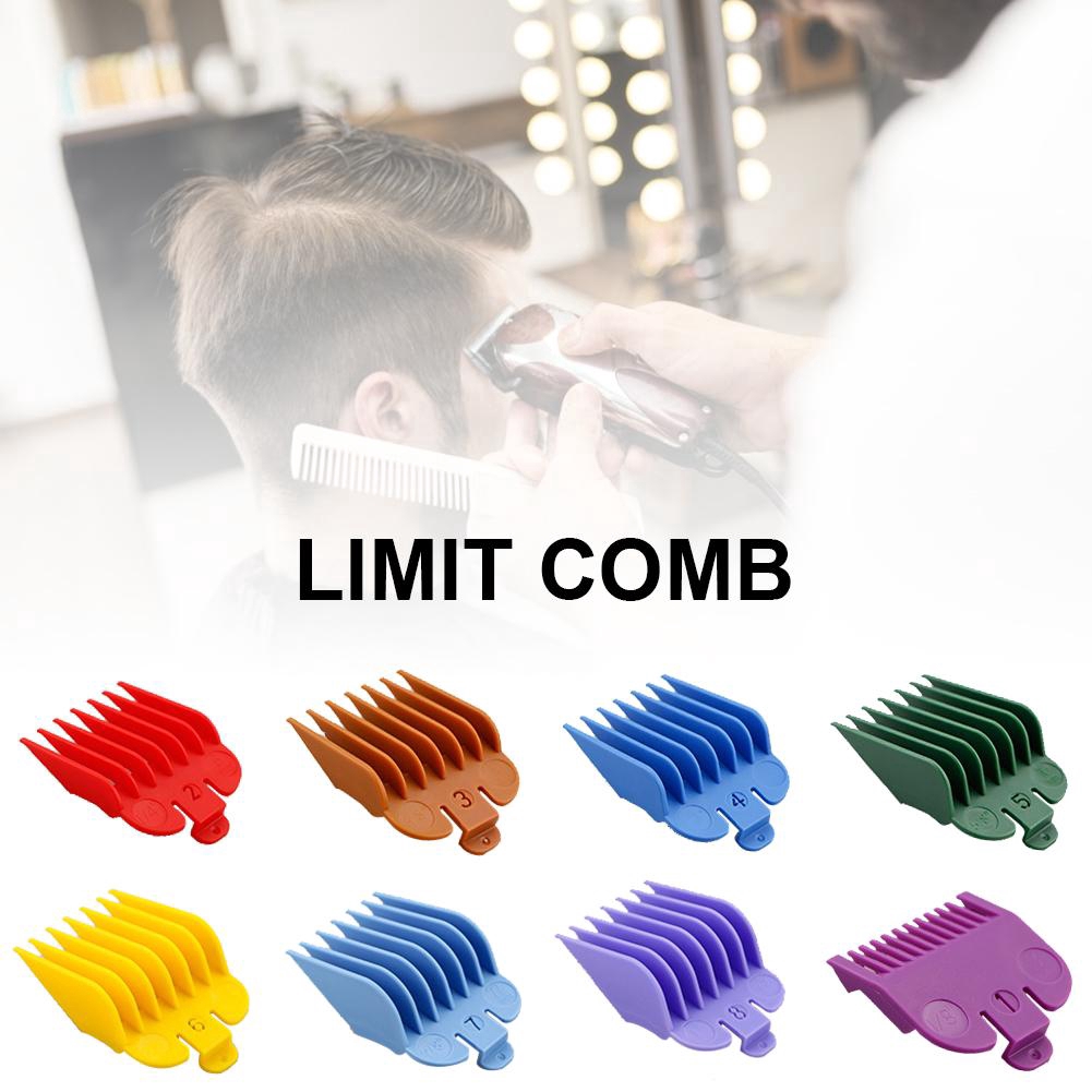 3/8/10Pcs Clip Cutting Guide Comb Professional Clipper Guard Trimmers Hair Clipper Limit Comb Replacement Guards