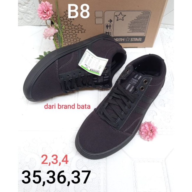 Sepatu Sneakers Bata B8 Sepatu Sekolah Pria Wanita