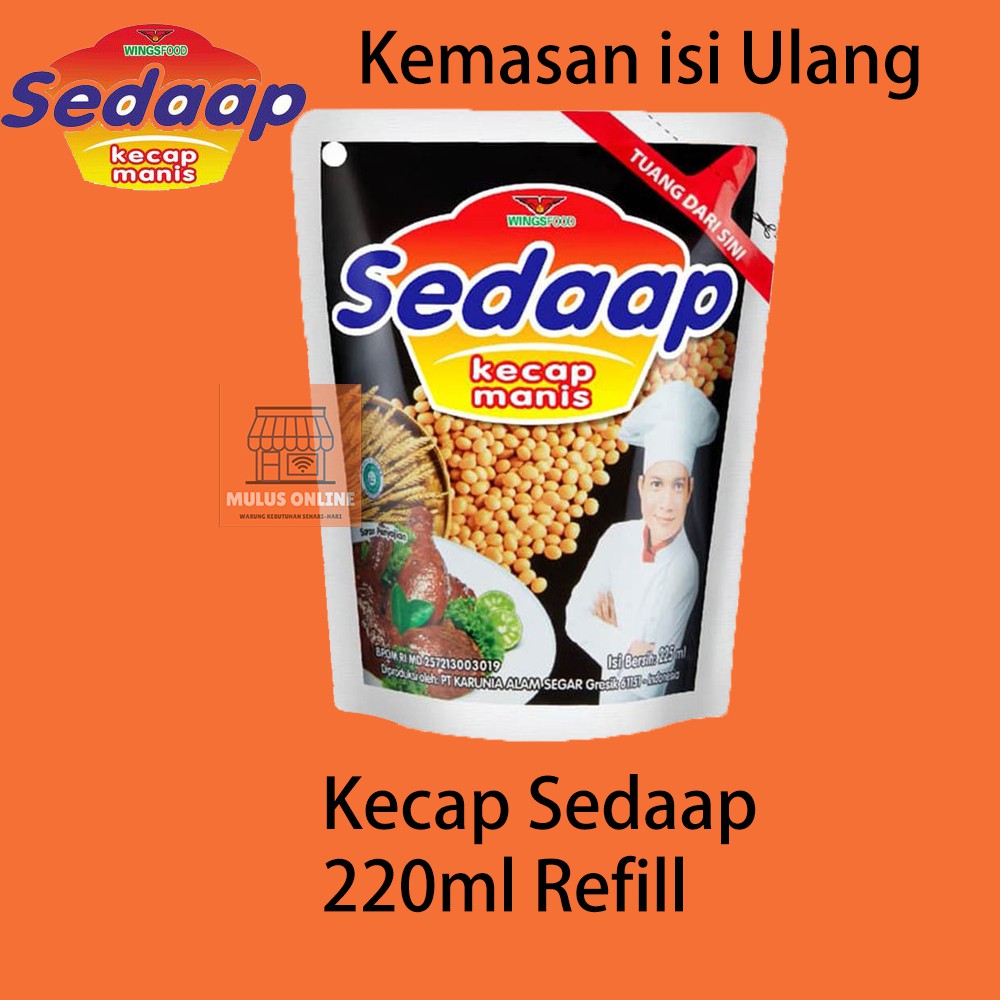 

Kecap Sedap kemasan isi ulang 220 ml harga grosir*! [untuk Pembelian 24 pcs]