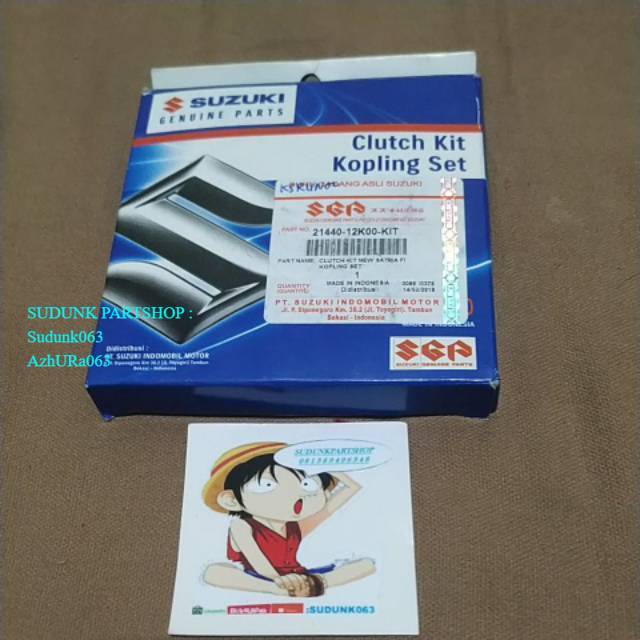 kampas kopling satria fu fufi fu injeksi gsx ori sgp