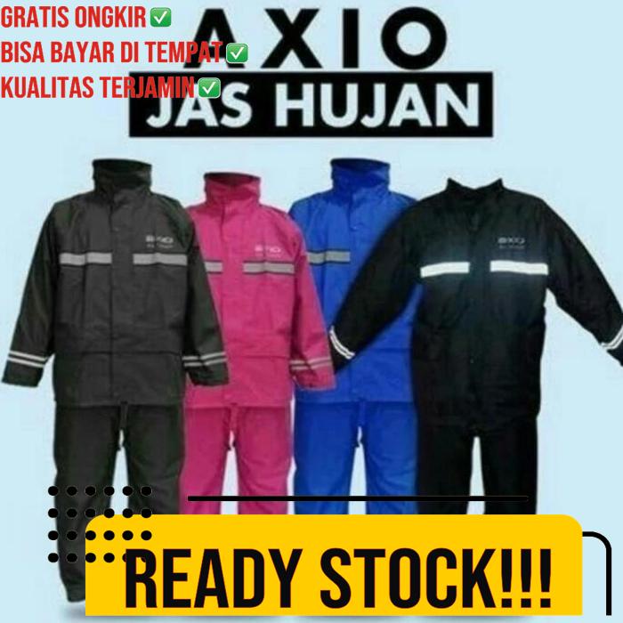 Jas Hujan Axio Original 100%/JAS HUJAN AXIO TEBAL/JAS HUJAN KEREN