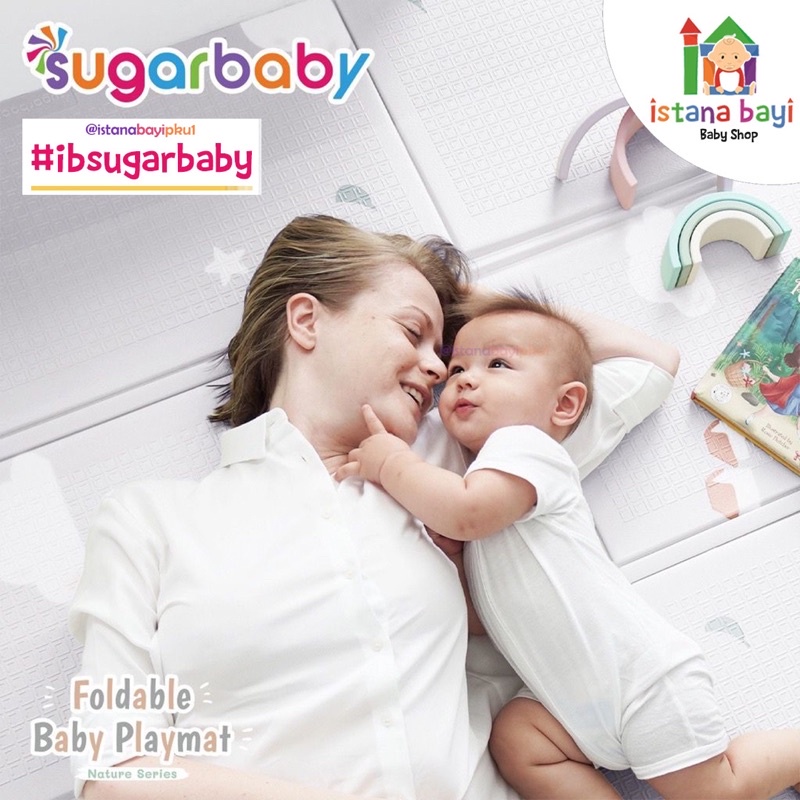 Sugarbaby Foldable Baby Playmat - Sugar Baby karpet main anak FREE TAS