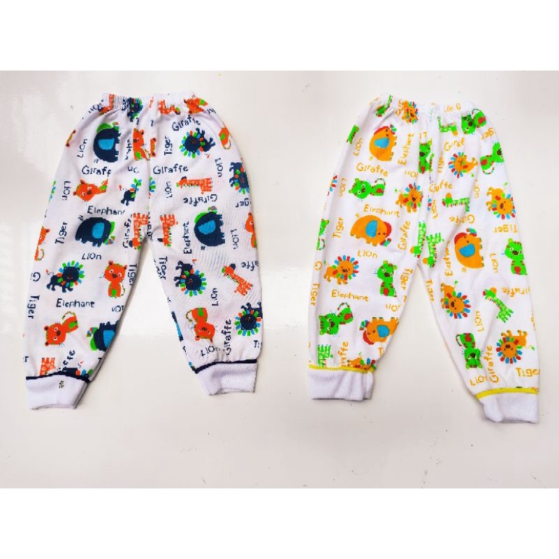 Celana Panjang Bayi Bahan Katun Motif Animal