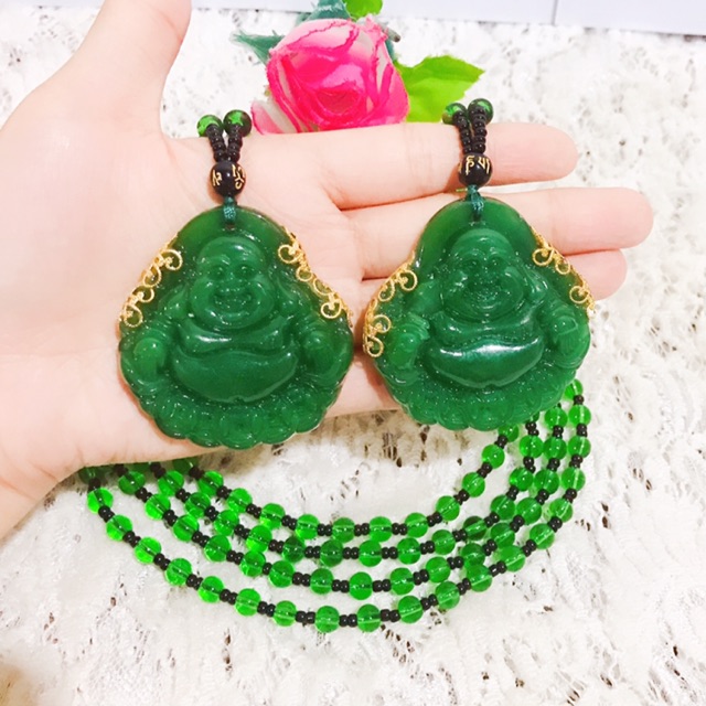 kalung giok asli liontin giok budha