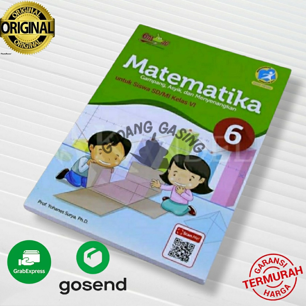Jual Buku Matematika Gasing Sd 6 Kurikulum 2013 K13 Karangan Prof Yohanes Surya Ph D Indonesia Shopee Indonesia