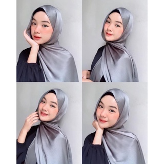 Pashmina Credenza Silk Premium / Pleated Shawl / Hijab Pashmina Panjang