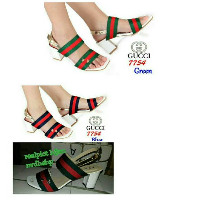 Sandal wanita gucci elegant