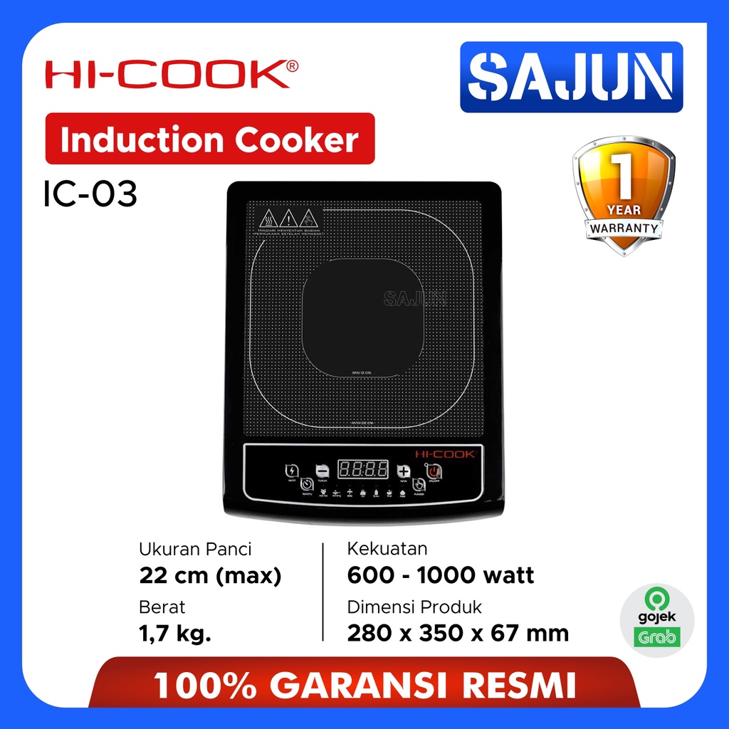 HI-Cook Induction Cooker IC-03 Kompor Induksi IC 03