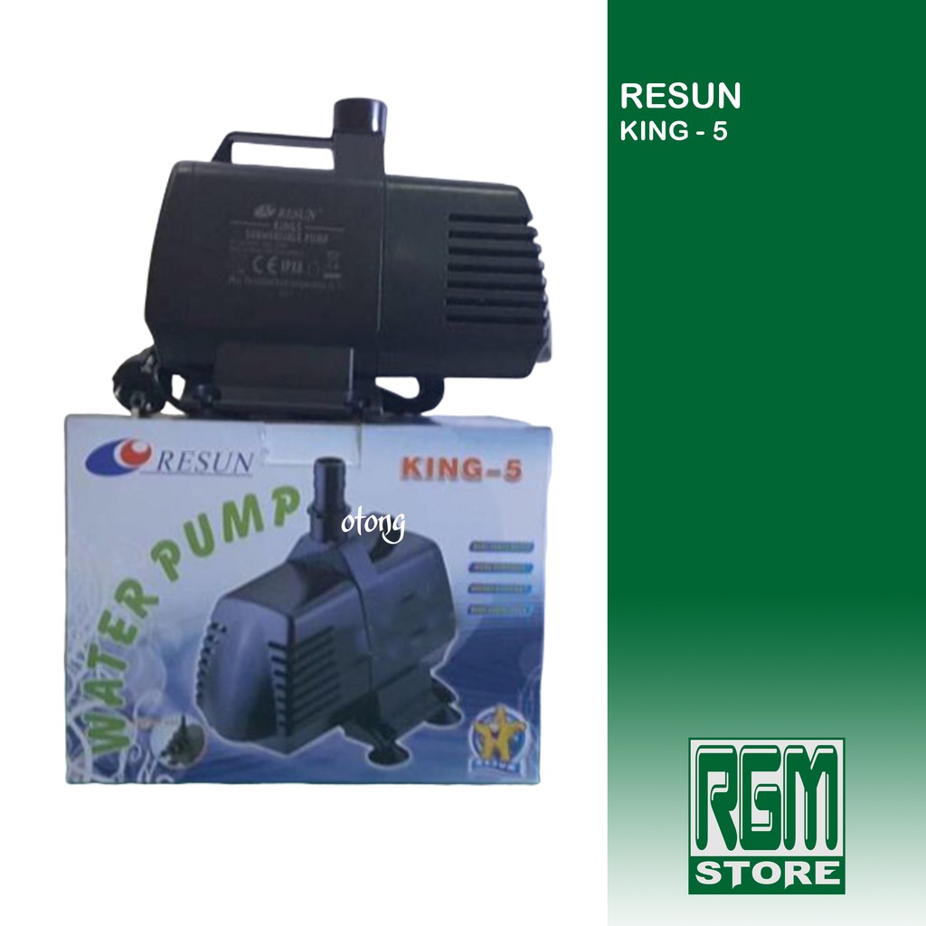 RESUN KING - 5 KING5 Pompa Air Celup Pompa Kolam Aquarium Hidroponik