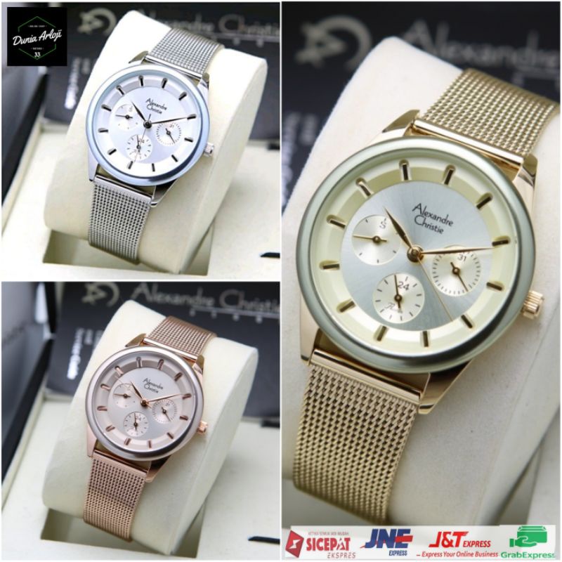 JAM TANGAN WANITA ALEXANDRE CHRISTIE ORIGINAL AC.2936BF