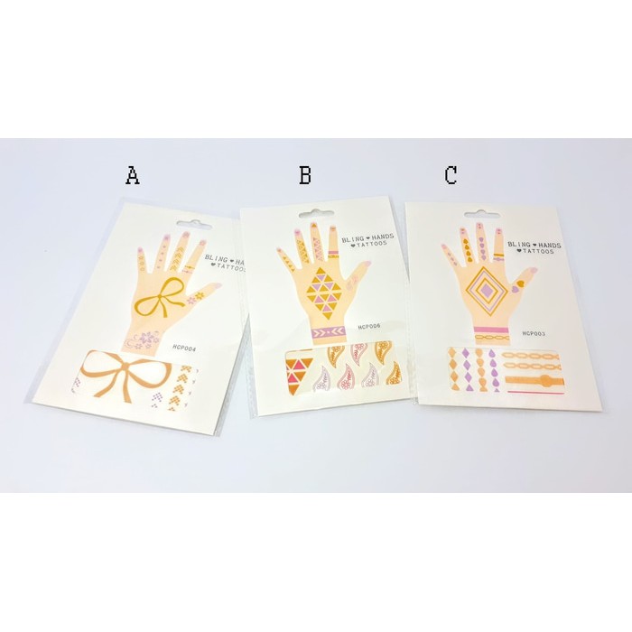 Stiker Tato Temporarry Tangan Tatto Stickers