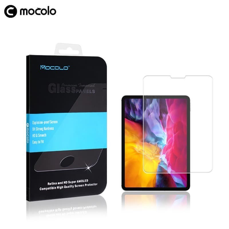 MOCOLO 9H 2.5D TEMPERED GLASS IPAD PRO M1 / PRO M2 / PRO 11 (Gen 1st / 2nd / 3rd / 4th) / IPAD PRO 12.9 (GEN 3rd / 4th / 5th / 6th) 2018 | 2020 | 2021 | 2022